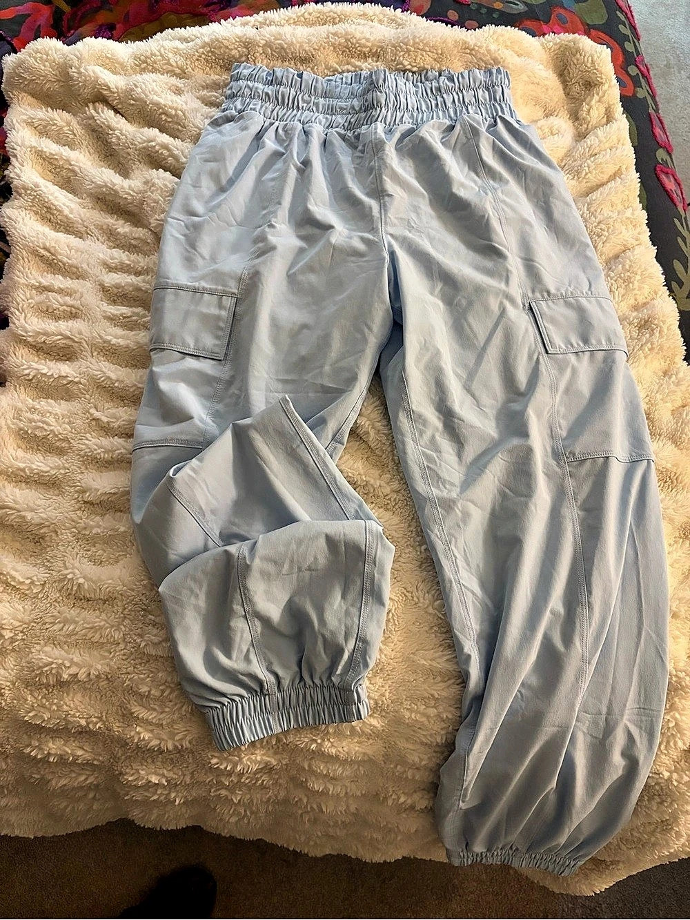 Athleta Girl Run Free Cargo Jogger Pants Blue XXL/16